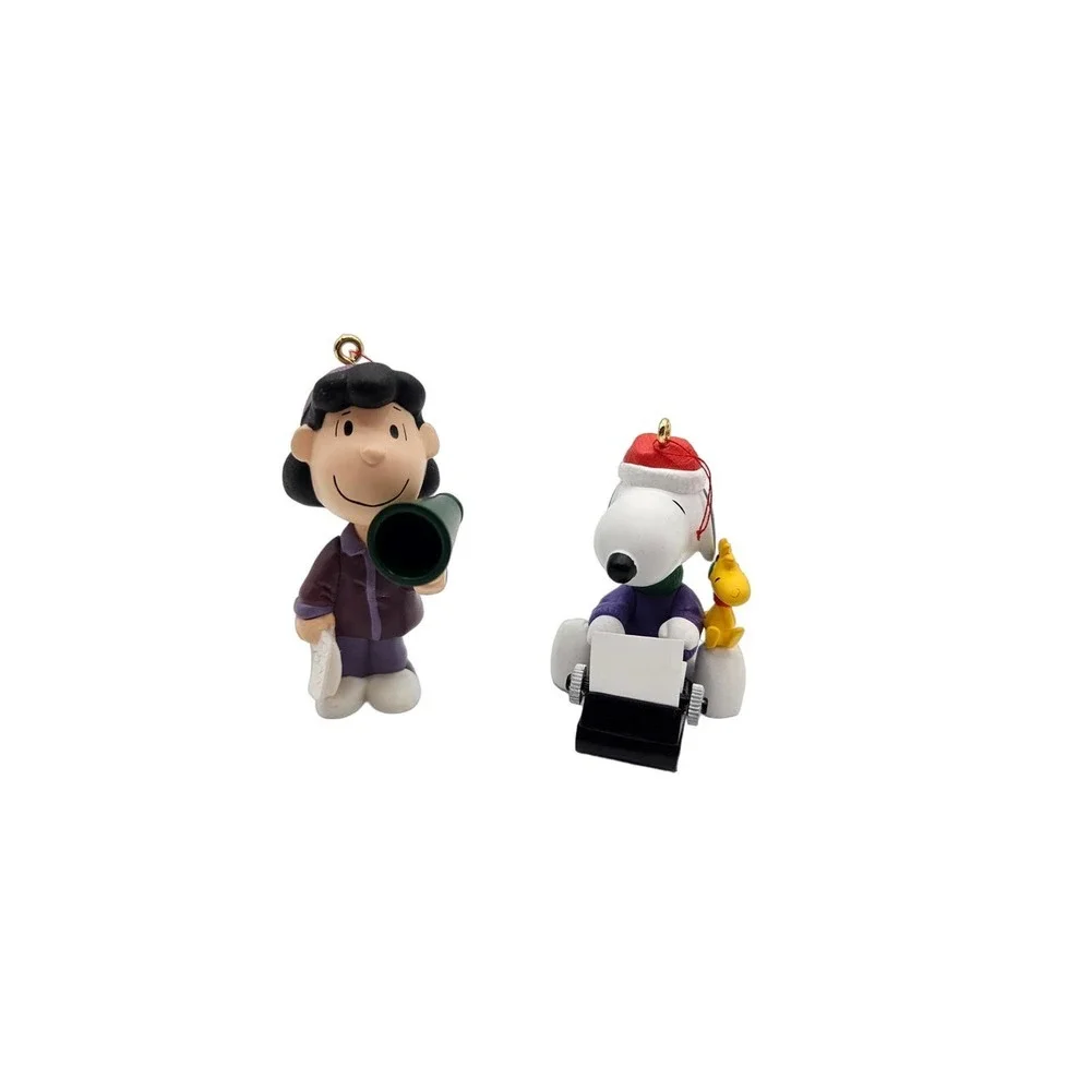 Hallmark Peanuts A Snoopy Christmas Lucy 2000 & Literary Ace‎ Snoopy 2002